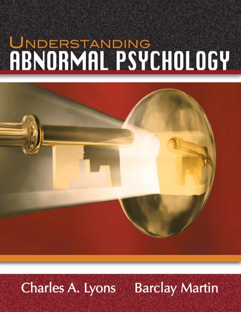 Cover image for book Understanding Abnormal Psychology