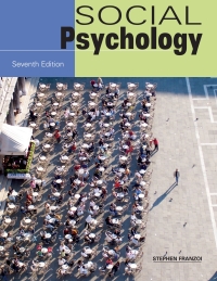 Social Psychology 7th edition | 9781627515658, 9781627515603 | VitalSource