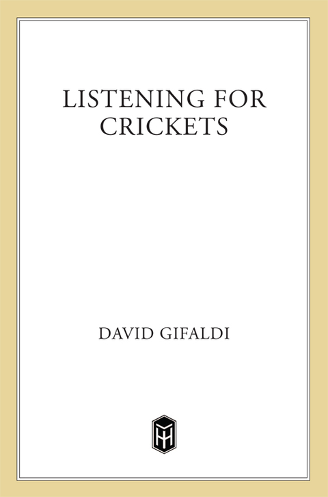 Cover image for book Listening for Crickets