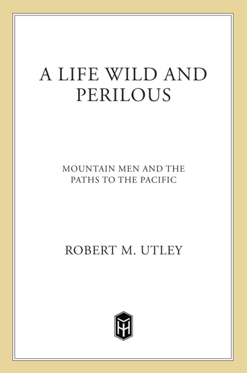 Cover image for book A Life Wild and Perilous