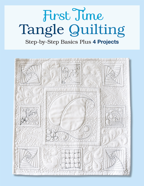 Cover image for book First Time Tangle Quilting
