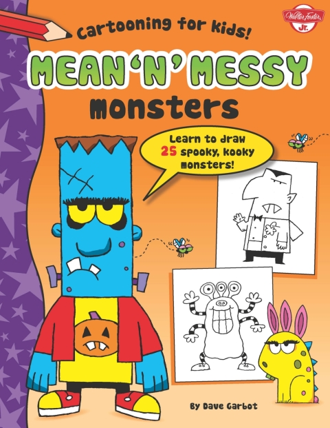 Cover image for book Mean 'n' Messy Monsters