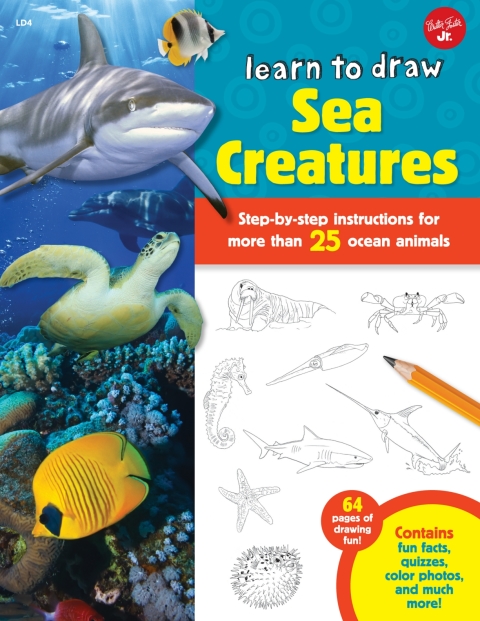 Cover image for book Learn to Draw Sea Creatures