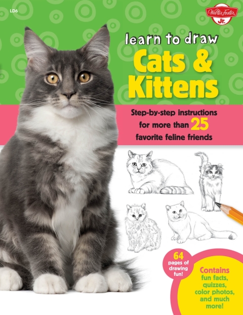 Cover image for book Learn to Draw Cats & Kittens