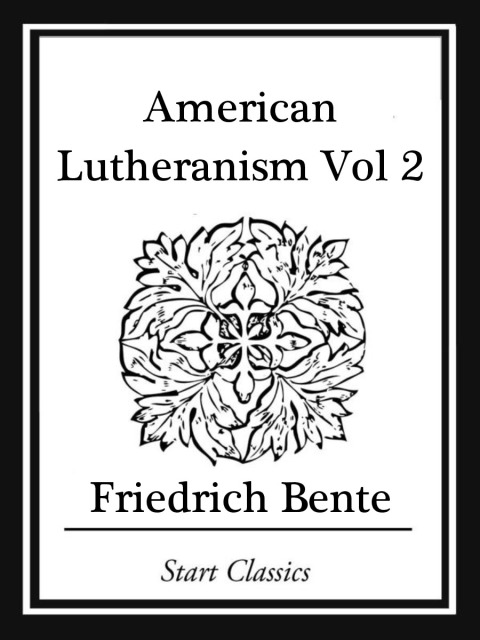 Cover image for book American Lutheranism