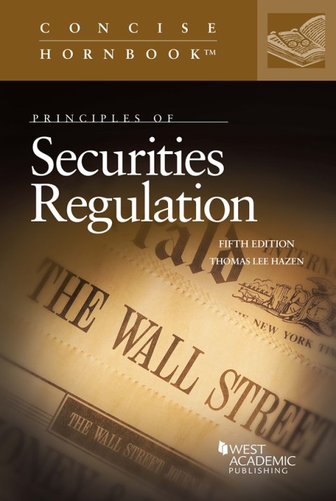 Cover image for book Hazen's Principles of Securities Regulation