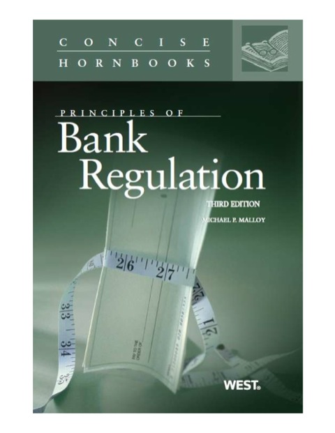 Cover image for book Principles of Bank Regulation, 3d (Concise Hornbook Series)