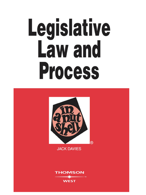 Cover image for book Davies' Legislative Law and Process in a Nutshell