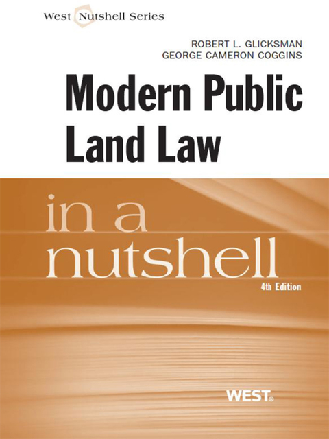 Cover image for book Glicksman and Coggins' Modern Public Land Law in a Nutshell