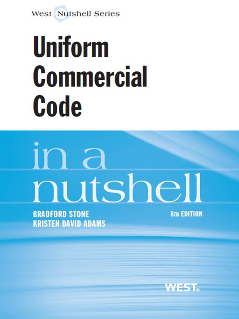 Cover image for book Stone and Adams' Uniform Commercial Code in a Nutshell