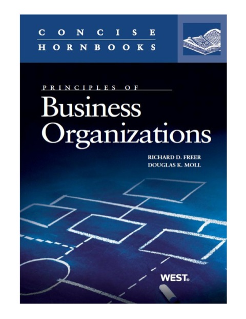 Cover image for book Business Organizations (Concise Hornbook Series)&nbsp;