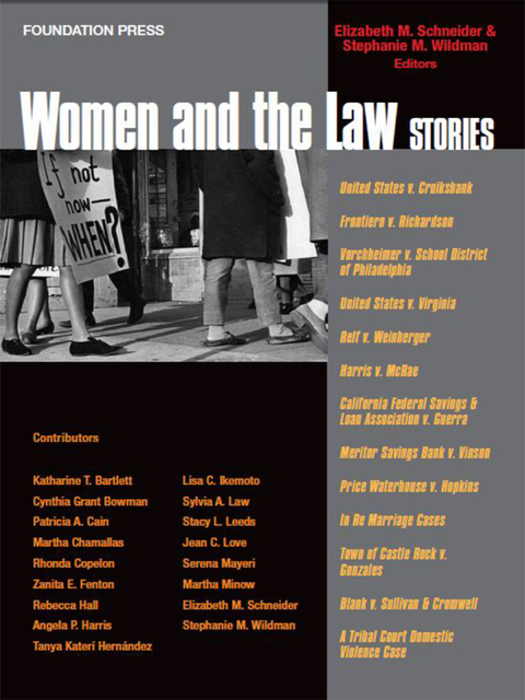 Cover image for book Schneider and Wildman's Women and the Law Stories