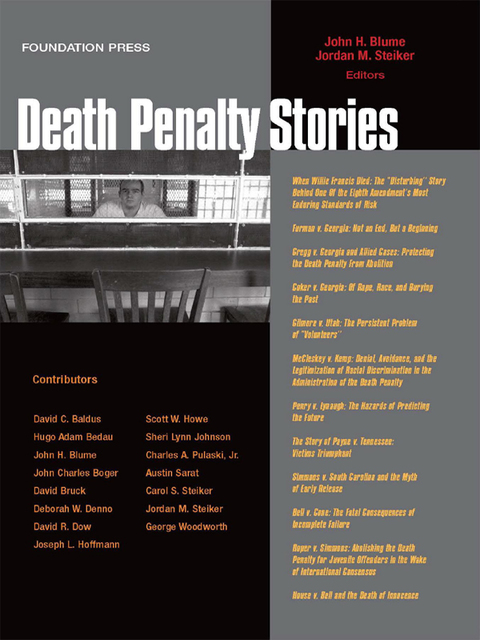 Cover image for book Blume and Steiker's Death Penalty Stories