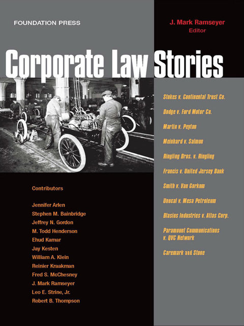Cover image for book Ramseyer's Corporate Law Stories