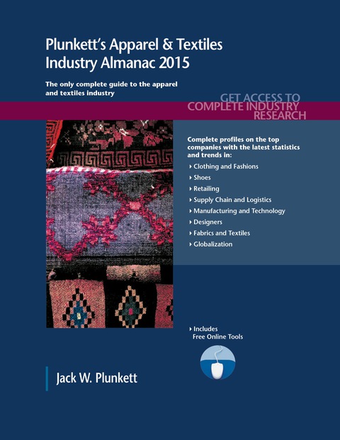 Cover image for book Plunkett's Apparel & Textiles Industry Almanac 2015