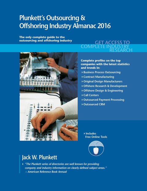 Cover image for book Plunkett's Outsourcing & Offshoring Industry Almanac 2016