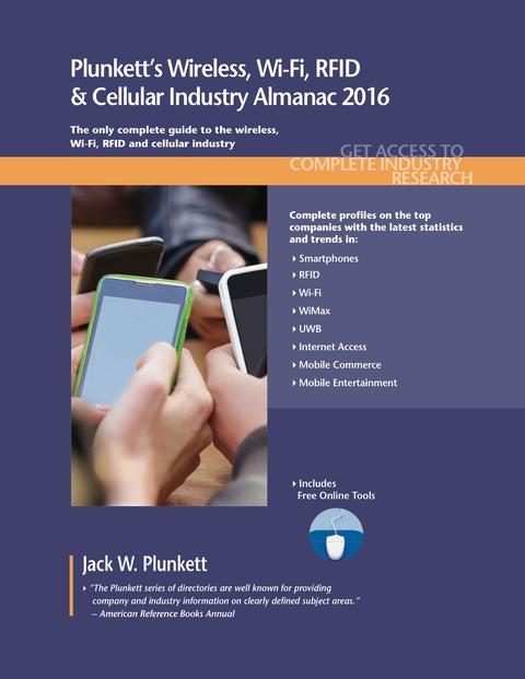 Cover image for book Plunkett's Wireless, Wi-Fi, RFID & Cellular Industry Almanac 2016