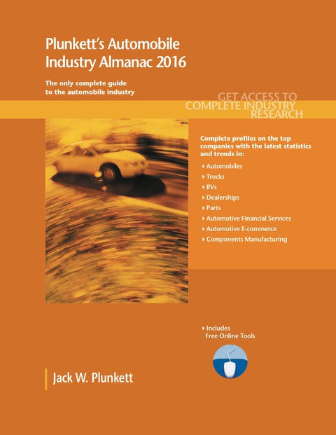Cover image for book Plunkett's Automobile Industry Almanac 2016