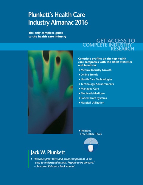 Cover image for book Plunkett's Health Care Industry Almanac 2016