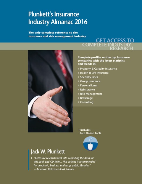 Cover image for book Plunkett's Insurance Industry Almanac 2016