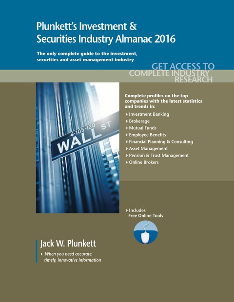 Cover image for book Plunkett's Investment & Securities Industry Almanac 2016