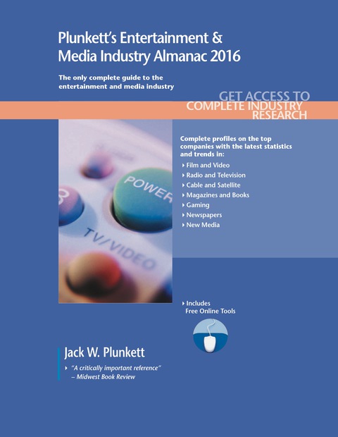 Cover image for book Plunkett's Entertainment & Media Industry Almanac 2016