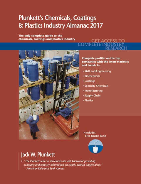 Cover image for book Plunkett's Chemicals, Coatings & Plastics Industry Almanac 2017