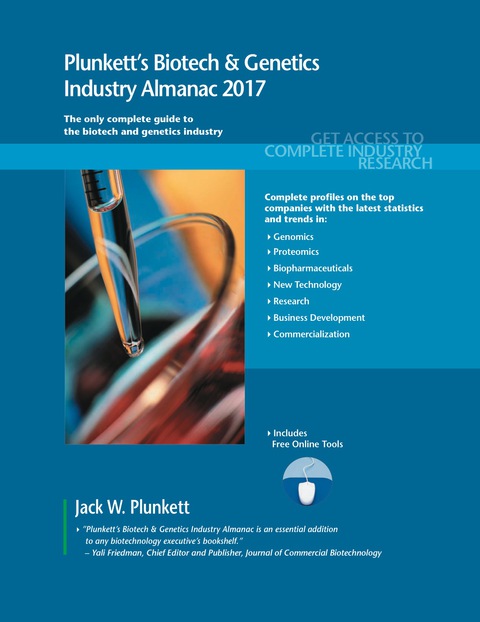 Cover image for book Plunkett's Biotech & Genetics Industry Almanac 2017