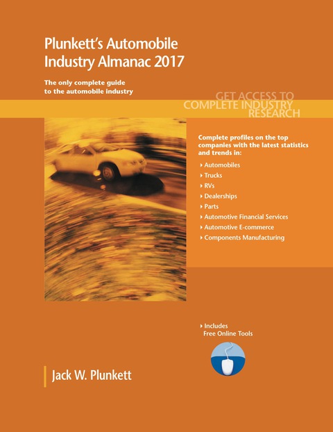 Cover image for book Plunkett's Automobile Industry Almanac 2017