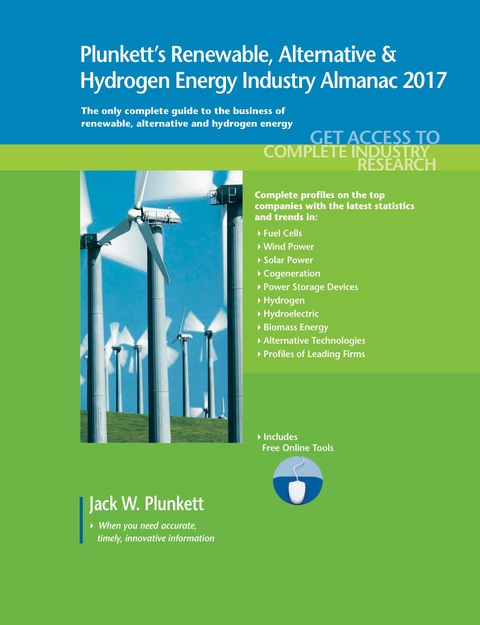 Cover image for book Plunkett's Renewable, Alt. & Hydro. Energy Industry Almanac 2017