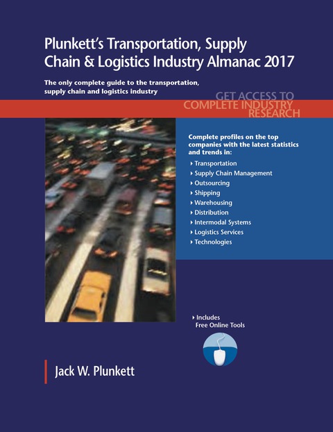 Cover image for book Plunkett's Transportation, Supply Chain & Logistics Industry Almanac 2017