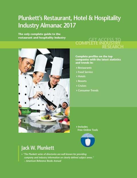 Cover image for book Plunkett's Restaurant, Hotel & Hospitality Industry Almanac 2017