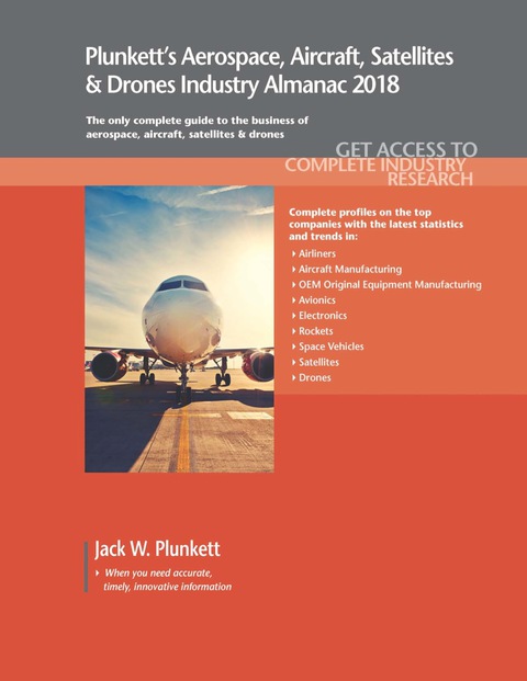 Cover image for book Plunkett's Aerospace Industry Almanac 2018
