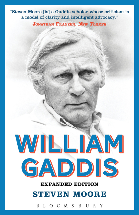 Cover image for book William Gaddis: Expanded Edition