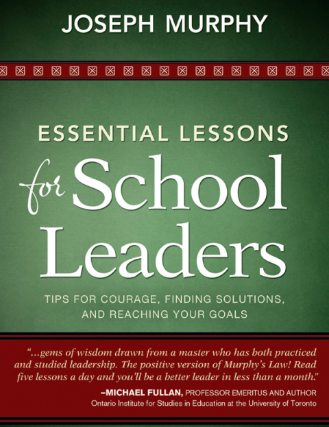 Cover image for book Essential Lessons for School Leaders