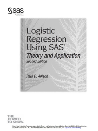 Logistic Regression Using SAS