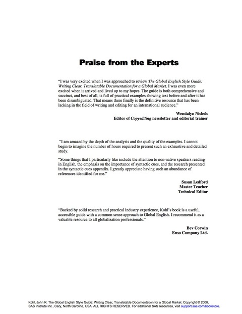 Cover image for book The Global English Style Guide