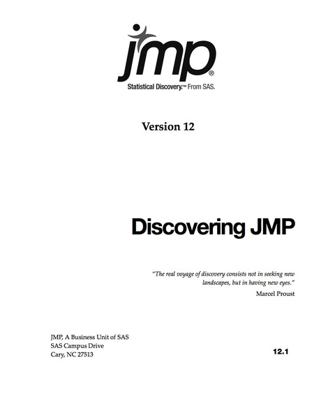 Discovering JMP 12 