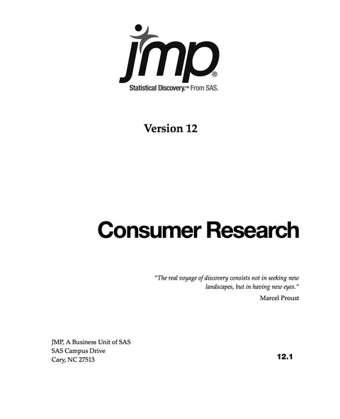 JMP 12 Consumer Research 