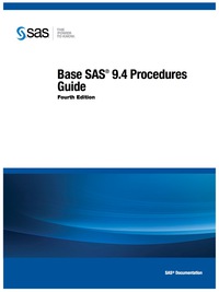 Base SAS 9.4 Procedures Guide 4th Edition | 9781629598765 ...