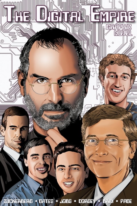 Cover image for book Orbit: The Digital Empire: Bill Gates, Steve Jobs, Sergey Brin, Larry Page, Mark Zuckerberg &amp; Jack Dorsey