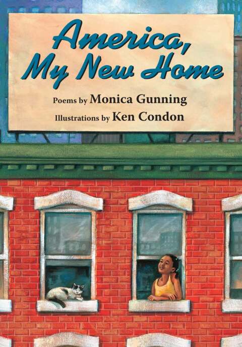 Cover image for book America, My New Home
