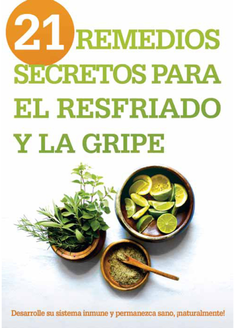 Cover image for book 21 remedios secretos para el resfriado y la gripe