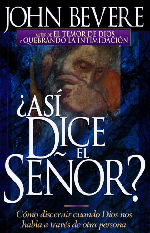 Cover image for book Asi dice el Señor