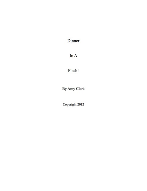 Cover image for book Dinner in a Flash