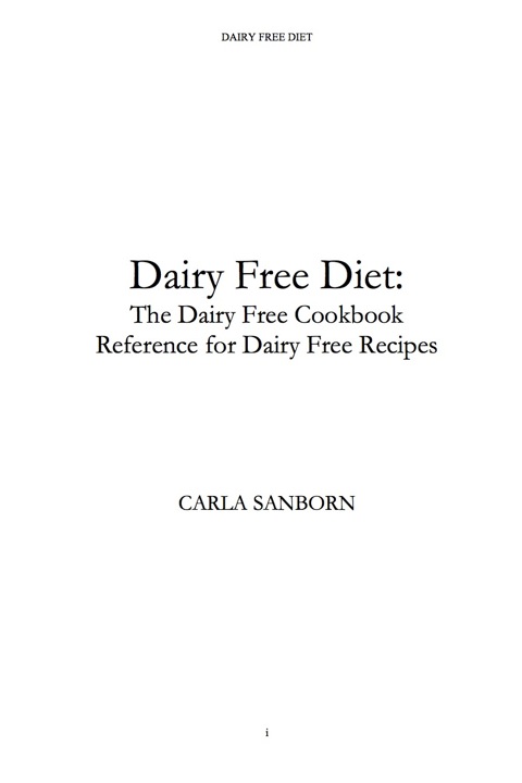 Cover image for book Dairy Free Diet