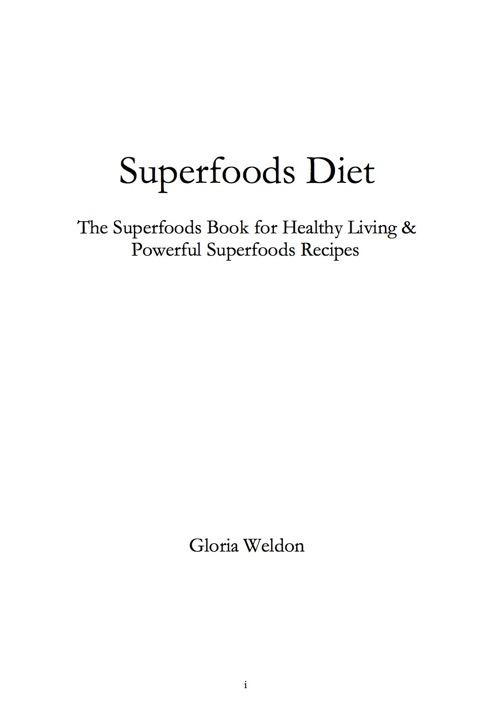 Cover image for book Superfoods Diet