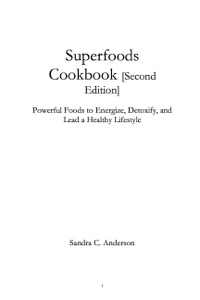 Omslagafbeelding: Superfoods Cookbook 2nd edition