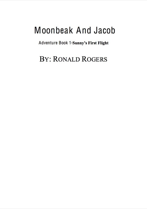 Cover image for book Moonbeak and Jacob Adventure Book 1-Sunny's First Flight (Children Book Age 3 to 5)