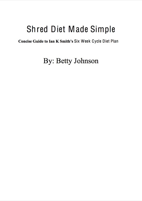 Cover image for book Shred Diet Made Simple